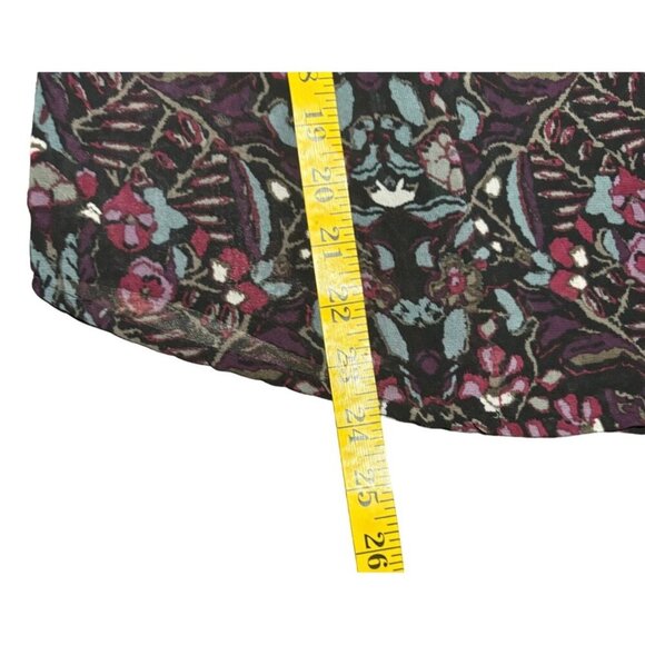 Converse One Star Women's Floral Long Sleeve Blouse Medium Made In India - Picture 6 of 8